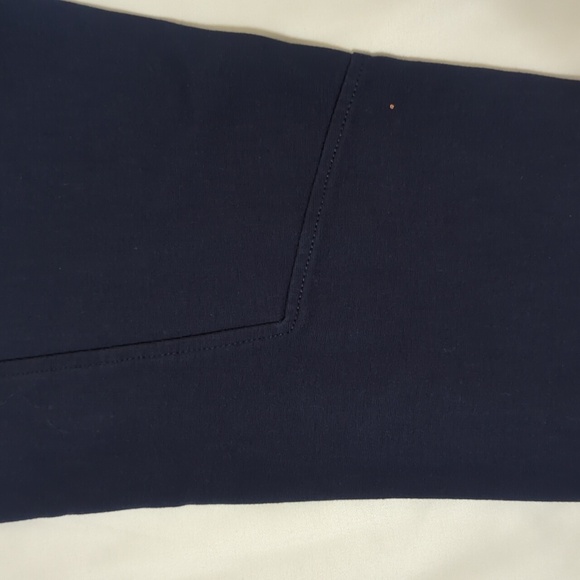 Guess Double Zipper Ponte Pants, Color Navy Size XL - Picture 12 of 12